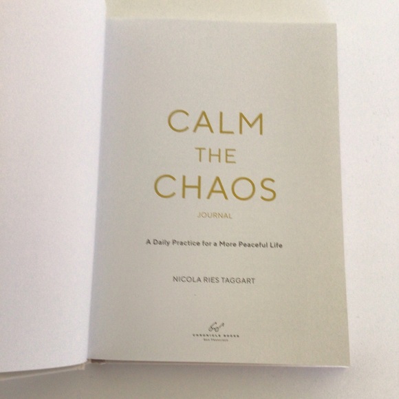 CHRONICLE BOOKS CALM THE CHAOS DAILY JOURNAL NWT - Picture 5 of 16